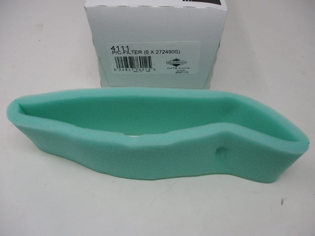 Genuine Briggs & Stratton 272490S Pre-Air Filter (Box of six is a 4111)