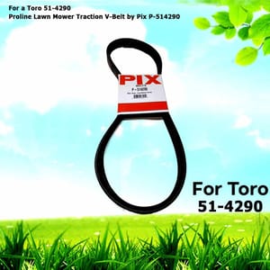 For a Toro 51-4290 Proline Lawnmower Traction V-Belt