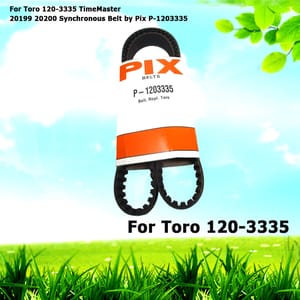 For Toro 120-3335 TimeMaster 20199 20200 Synchronous Belt