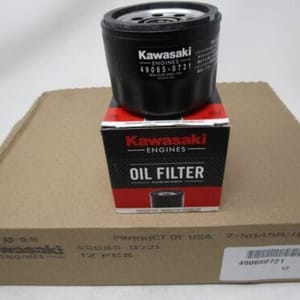 12 Case Genuine Kawasaki Oil Filters 49065-0721 John Deere Toro 107-7817