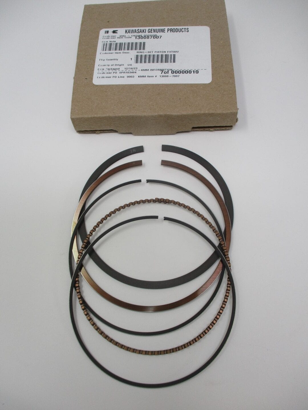 Genuine Kawasaki 13008-7007 STD Piston Rings FX921V FXT00V Standard