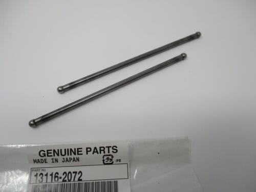 2 Genuine Kawasaki Push Rod 13116-2072 FE120D, FE120G, HC050A, HD050A· FE120D-AS00