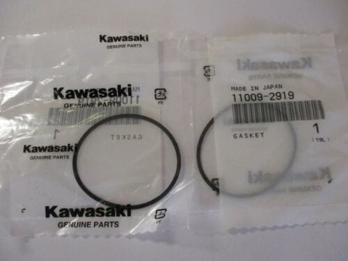 2 Pack Genuine Kawasaki Carburetor 11009-2919 Bowl Gasket FE120D FE120G FE170D FE250