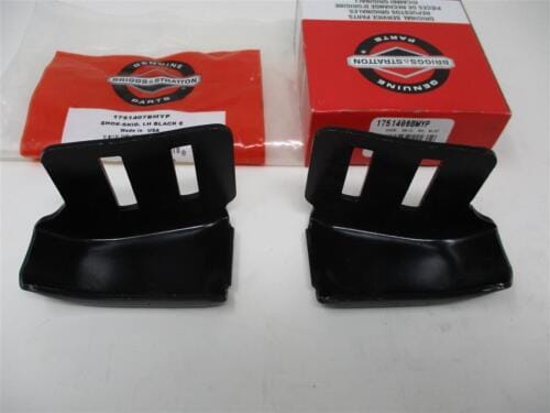 Genuine Briggs & Stratton Murray 1751406BMYP RH & 1751407BMYP LH Snowthrower Skid Shoe