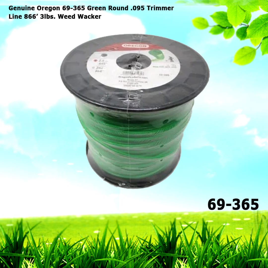 Genuine Oregon 69-365 Green Round .095 Trimmer Line 866’ 3lbs. Weed Wacker