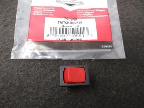 Genuine Briggs & Stratton 790949 On/Off Rocker Engine Switch