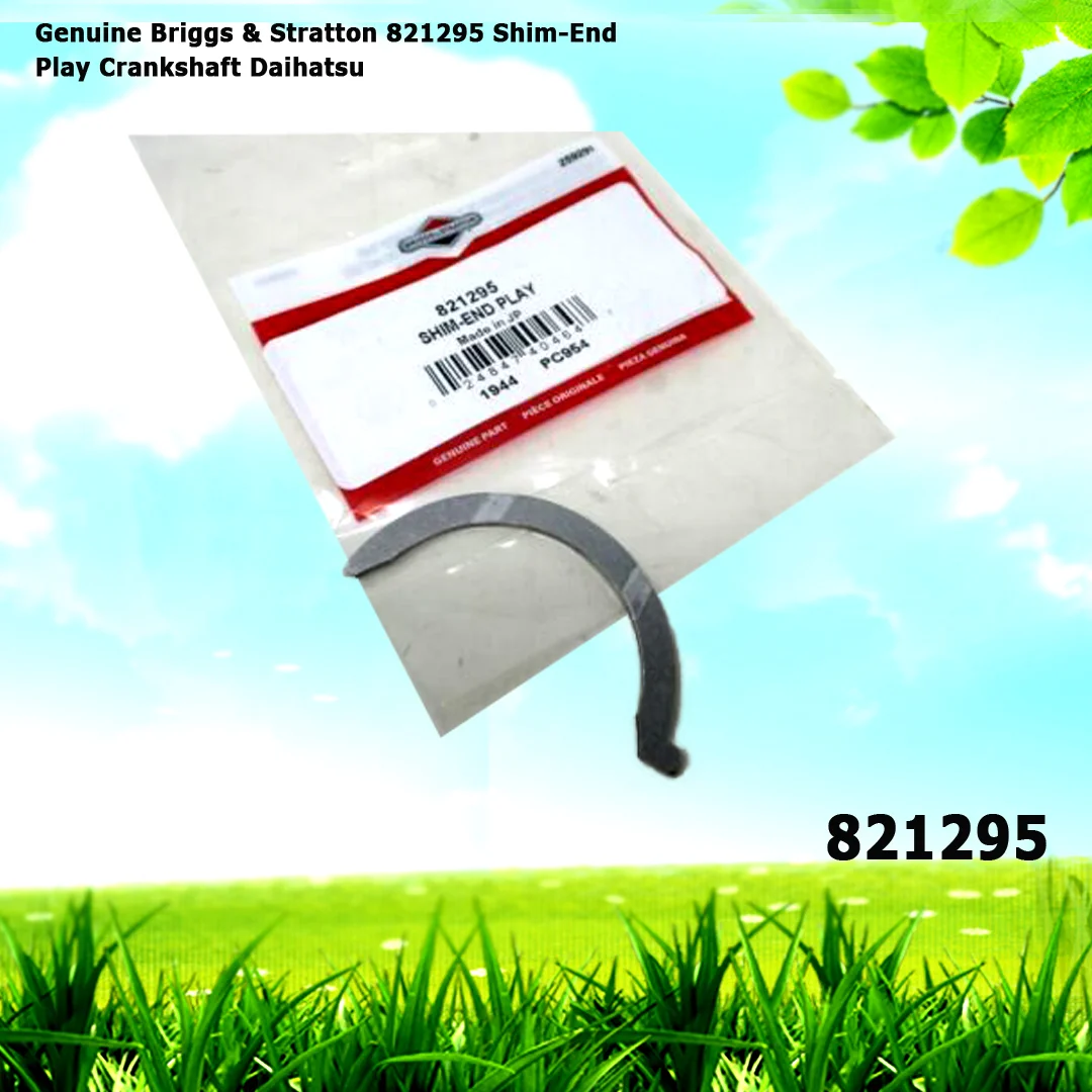 2 Genuine Briggs & Stratton 821295 Shim-End Play Crankshaft Daihatsu