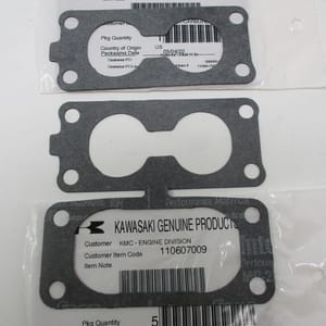 2 Packs Genuine Kawasaki 11060-7024 Carburetor & 1 Air 11060-7009 Gasket FH601V FH641V