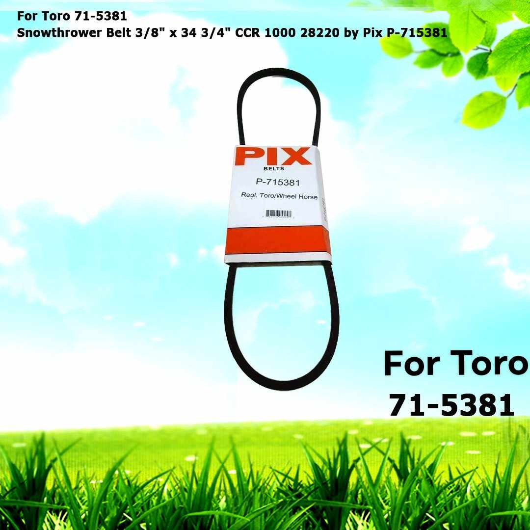 For Toro 71-5381 Snowthrower CCR 1000 28220 Drive Belt