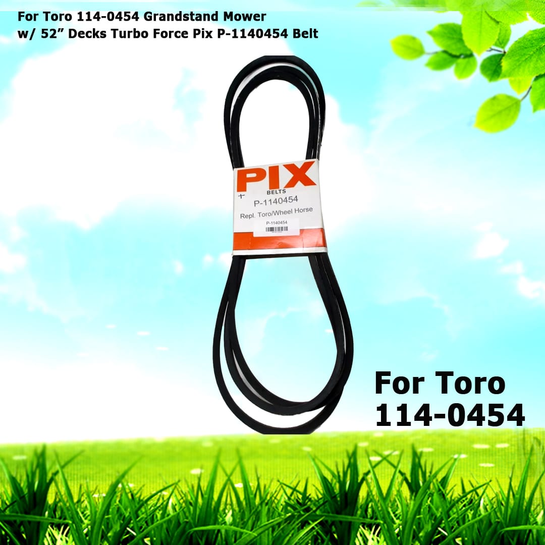 For Toro 114-0454 Grandstand Mower 52” Decks Turbo Force Belt