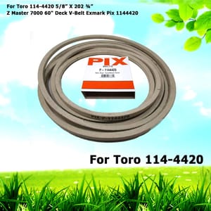 For Toro 114-4420 Z Master Deck V-Belt Exmark
