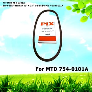 For MTD 754-0101A Troy-Bilt Yardman ½” X 35” V-Belt