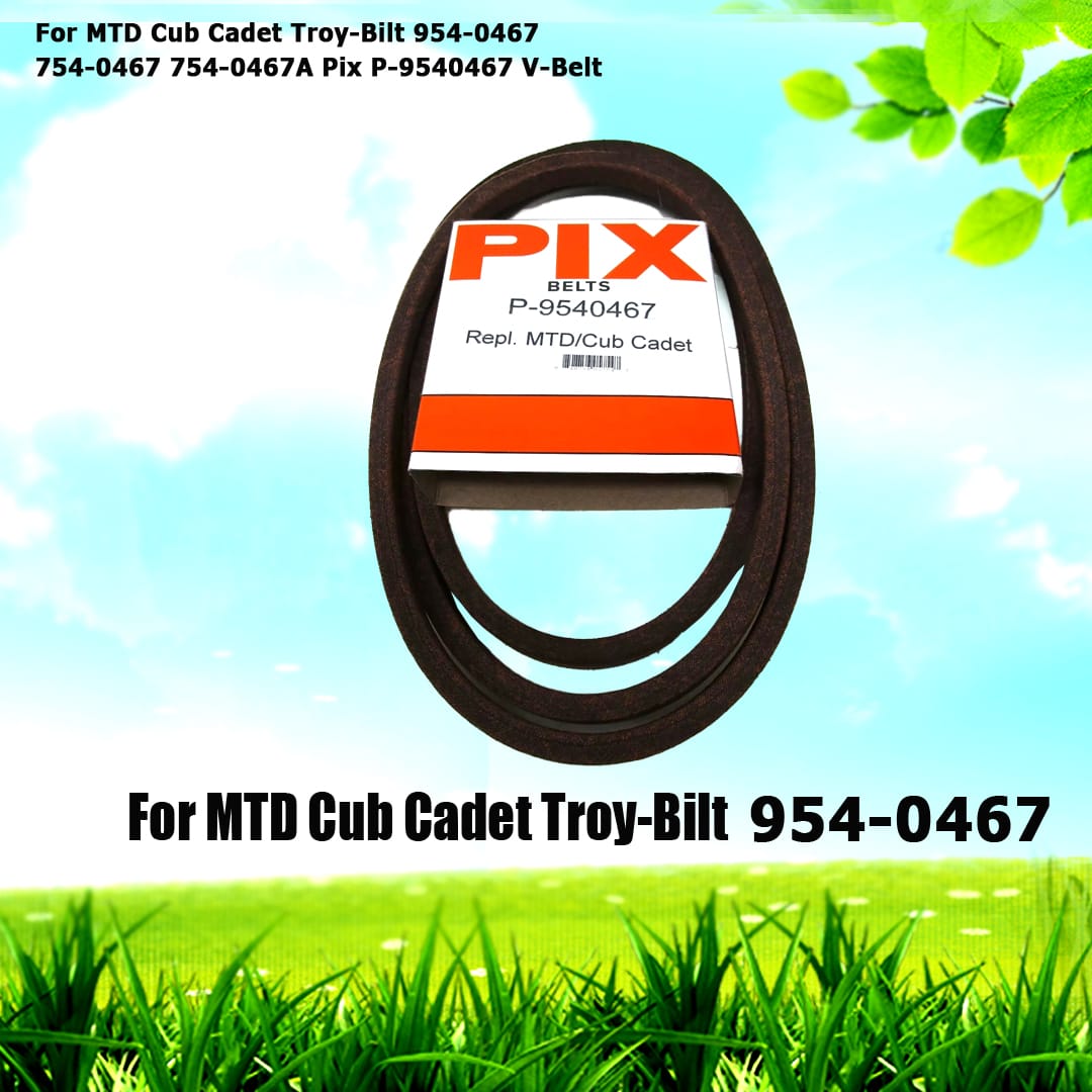 For MTD Cub Cadet Troy-Bilt 954-0467 754-0467 754-0467A V-Belt