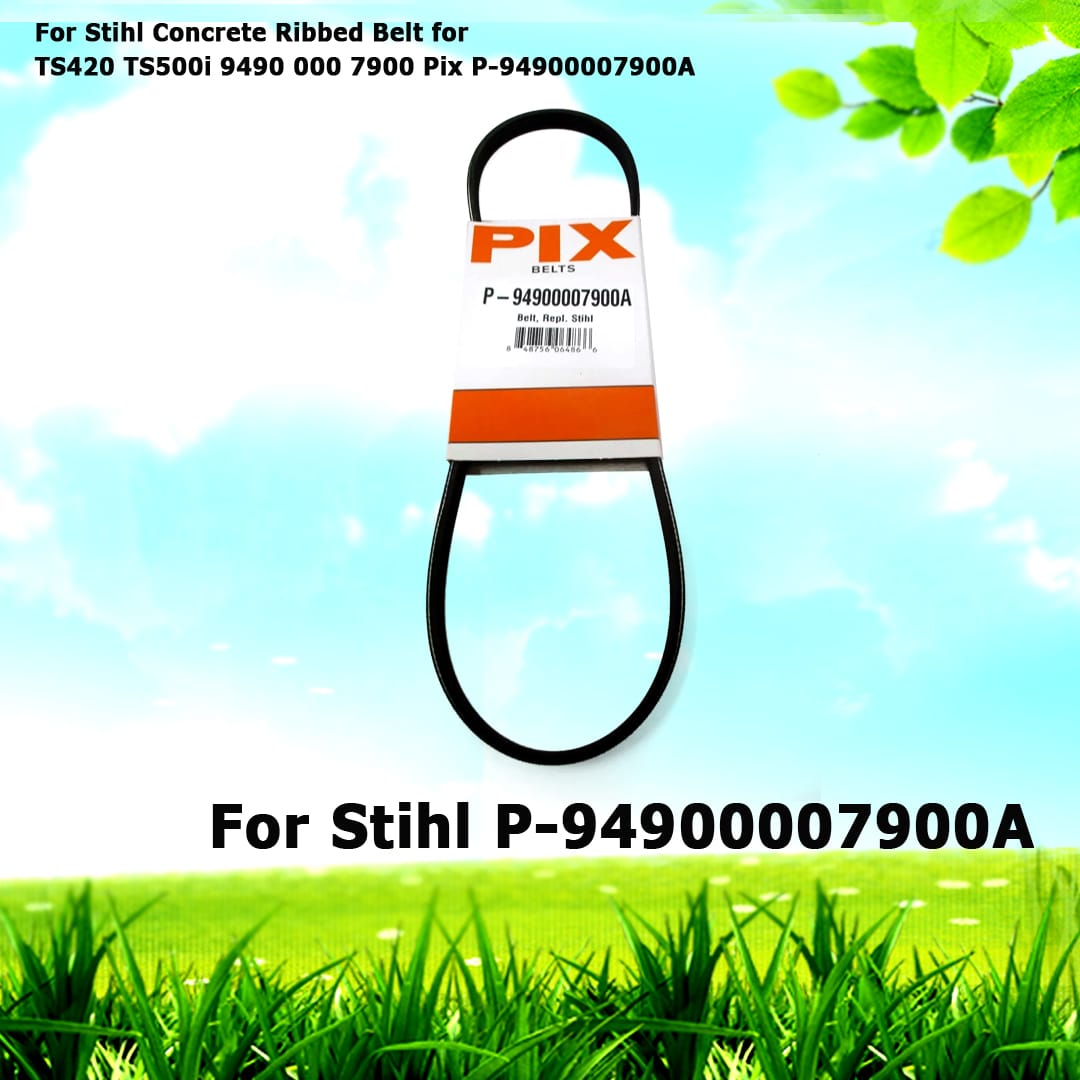 For Stihl Concrete Ribbed Belt for TS420 TS500i 9490 000 7900