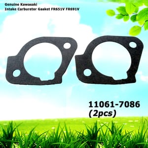 2 Genuine Kawasaki 11061-7086 Intake Carburetor Gasket FR651V FR691V
