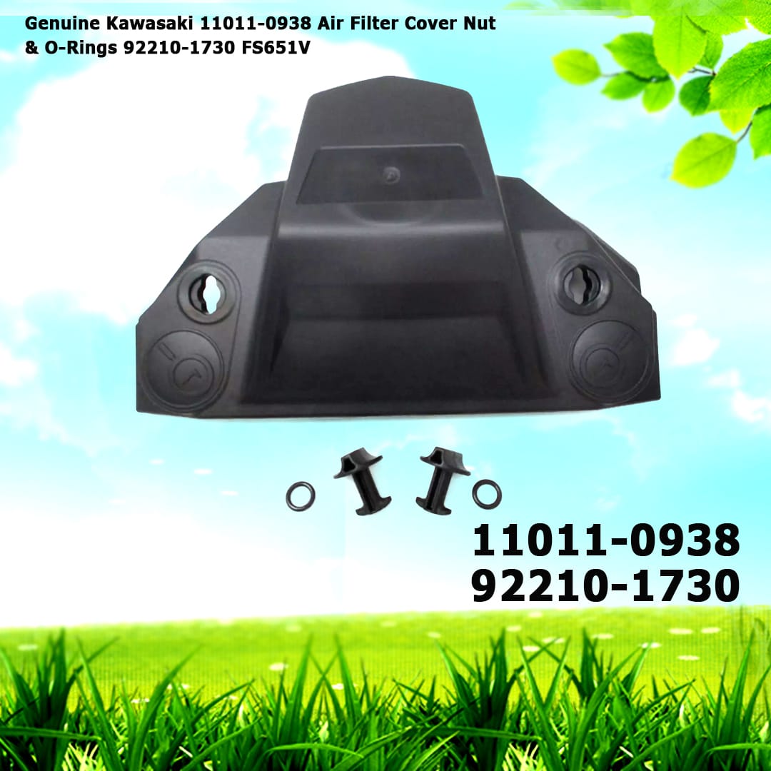 Genuine Kawasaki 11011-0938 Air Filter Cover Nut & O-Rings 92210-1730 FS651V