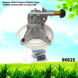 Simpson 90025 Pressure Washer Pump 2400PSI Vertical GPM 2.0 Axial OEM