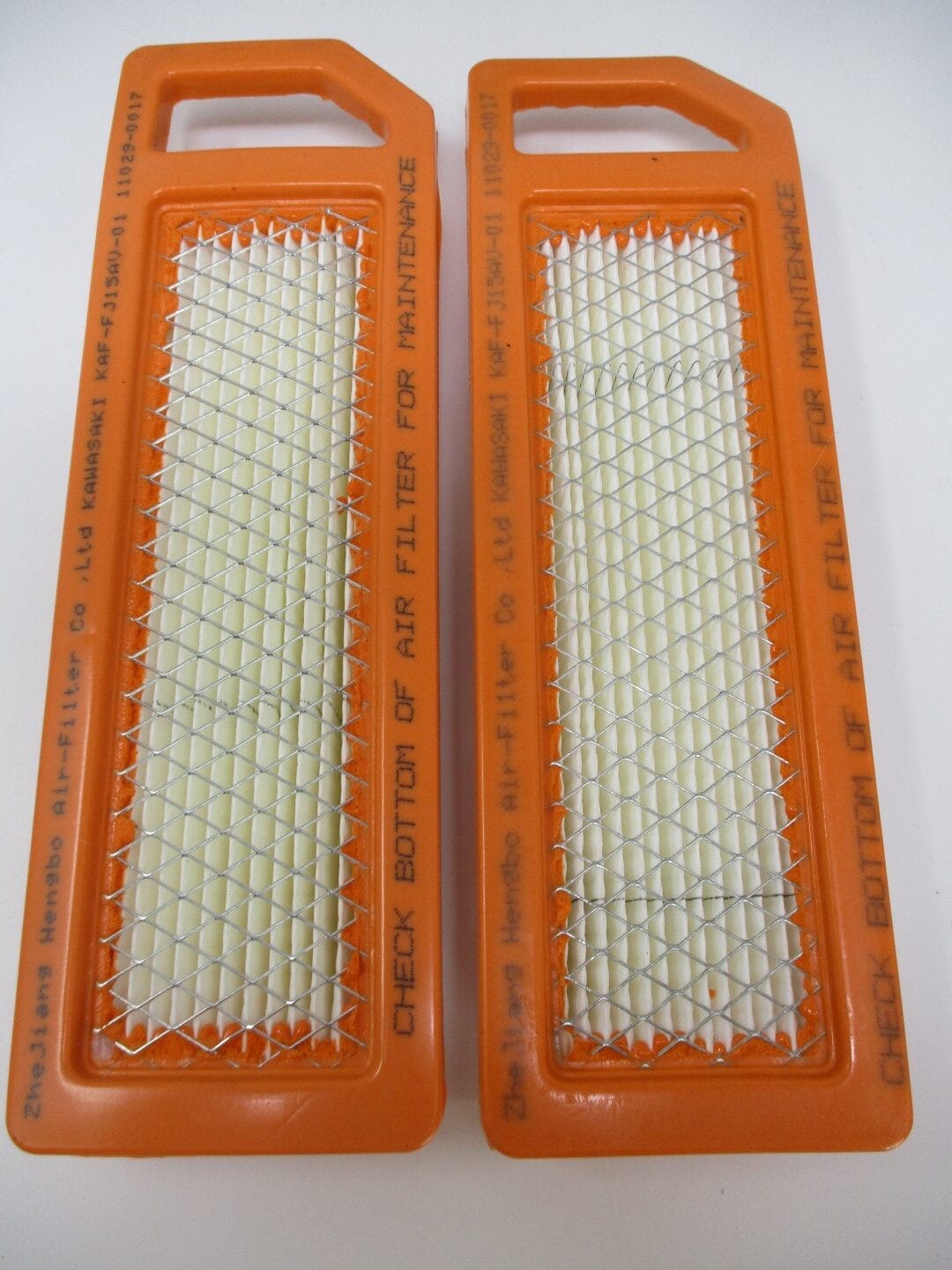 2 Genuine Kawasaki 11029-0017 Air Filter 11029-7010