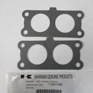 2 Genuine Kawasaki 11061-7092 Carburetor Manifold Gasket FR651V FR691V