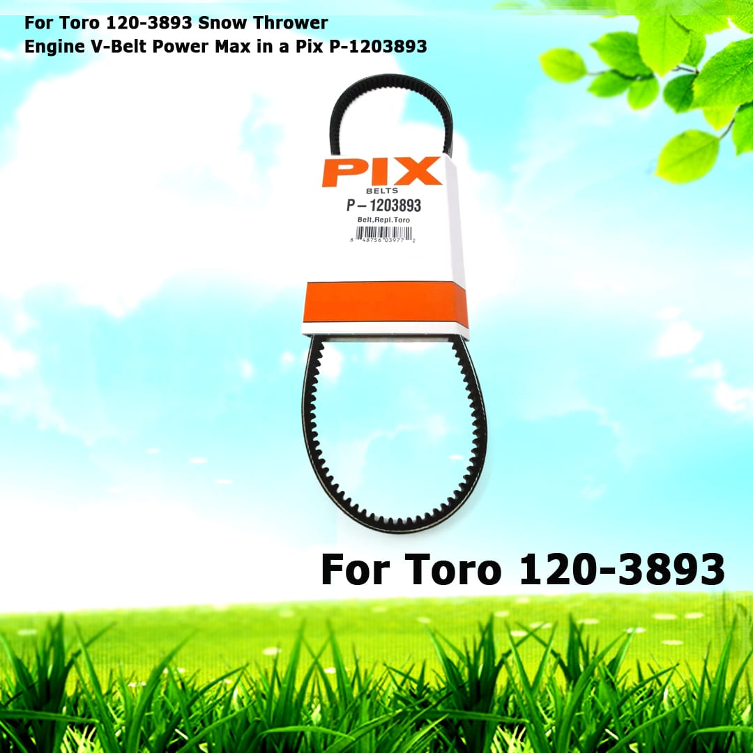 For Toro 120-3893 Snow Thrower Engine V-Belt Power Max