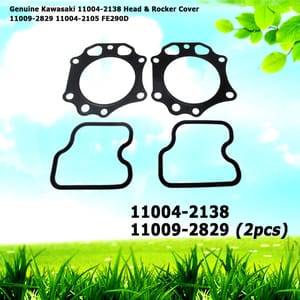2 each Genuine Kawasaki 11004-2138 Head & Rocker Cover 11009-2829 11004-2105 FE290D