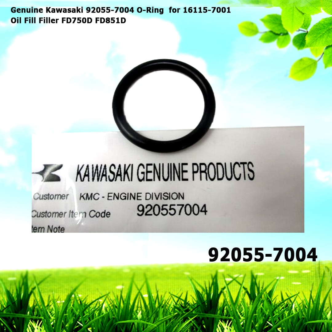 Genuine Kawasaki 92055-7004 O-Ring for 16115-7001 Oil Fill Filler FD750D FD851D
