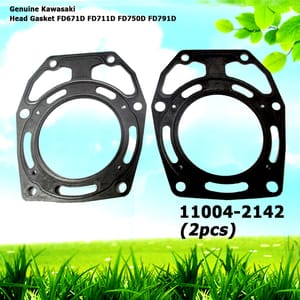 2 Genuine Kawasaki 11004-2142 Head Gasket FD671D FD711D FD750D FD791D