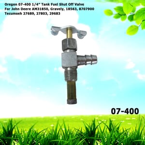 Oregon 07-400 1/4" Tank Fuel Shut Off Valve For John Deere AM31850 Gravely 18563 8707900 Tecumseh 27689 27803 29683