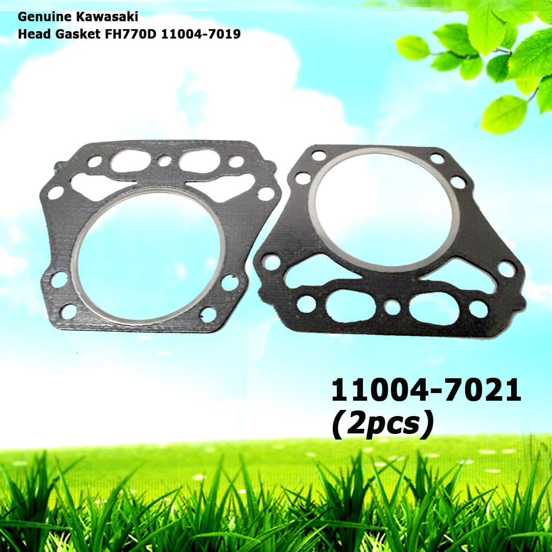 2 Genuine Kawasaki 11004-7021 Head Gasket FH770D 11004-7019