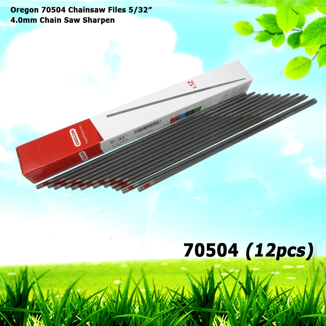 12 Oregon 70504 Chainsaw Files 5/32" 4.0mm Chain Saw Sharpen
