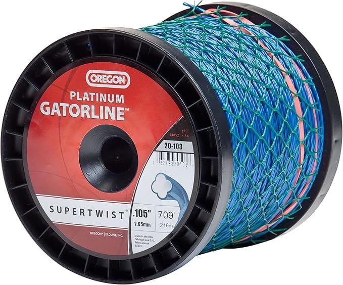 Oregon 20-103 Platinum Gatorline Round Trimmer Line, .105" x 709' 3 lbs