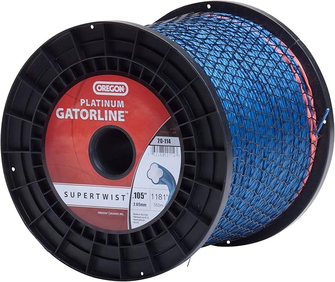 Oregon 20-114 Platinum Gatorline Round Trimmer Line, .105" x 1181' 5 lbs