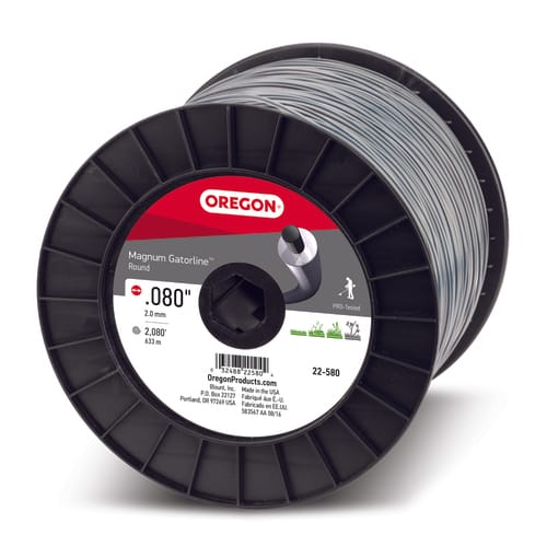 Oregon 22-580 Magnum Gatorline Round Trimmer Line, .080" x 2080' 5lb Spool