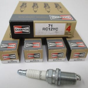 4 Genuine Champion RC12YC 71G Spark Plugs Copper Plus Nickel RC12 Cross NGK BKR5E 7938