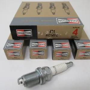 4 Genuine Champion 431 RC14YC Copper Plus Spark Plugs