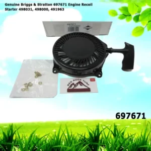 Genuine Briggs & Stratton 697671 Engine Recoil Starter 498031 498000 491963
