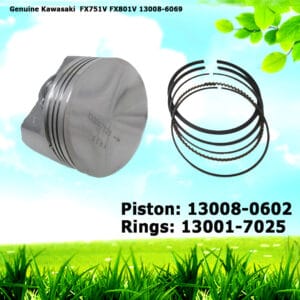 Genuine Kawasaki 13008-0602 Piston & Rings 13001-7025 FX751V FX801V 13008-6069