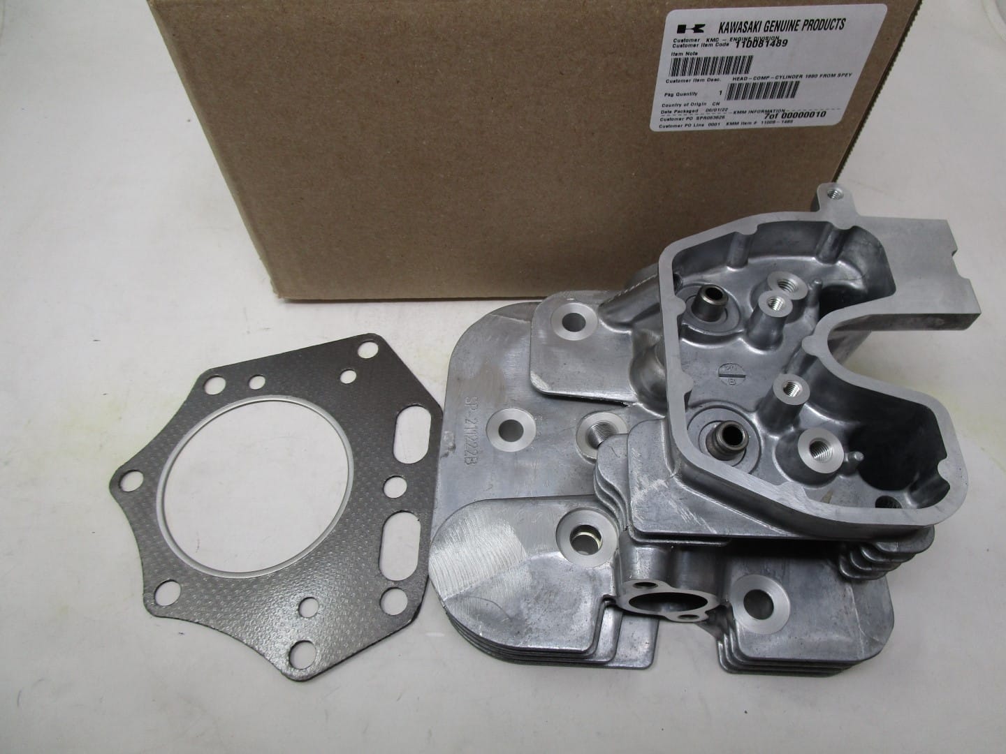 Genuine Kawasaki 11008-1489 #1 Head Head Gasket 11004-7025 for FX801V FX850V FX751V 11008-7036