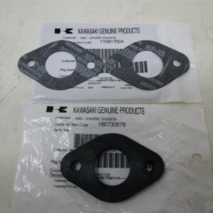 2 Genuine Kawasaki Manifold Carburetor Gasket 11061-7004 16073-0876 Insulator