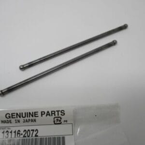 2 Genuine Kawasaki Push Rod 13116-2072 FE120D, FE120G, HC050A, HD050A· FE120D-AS00
