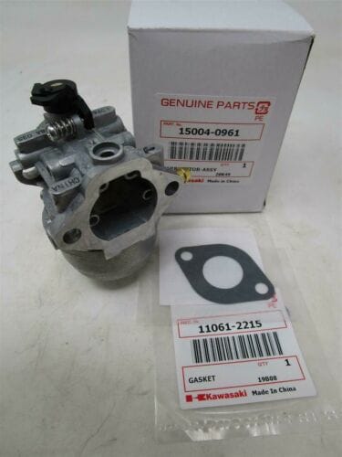 Genuine Kawasaki 15004-0961 Carburetor 2 11061-2215 Gasket FJ180V Engines