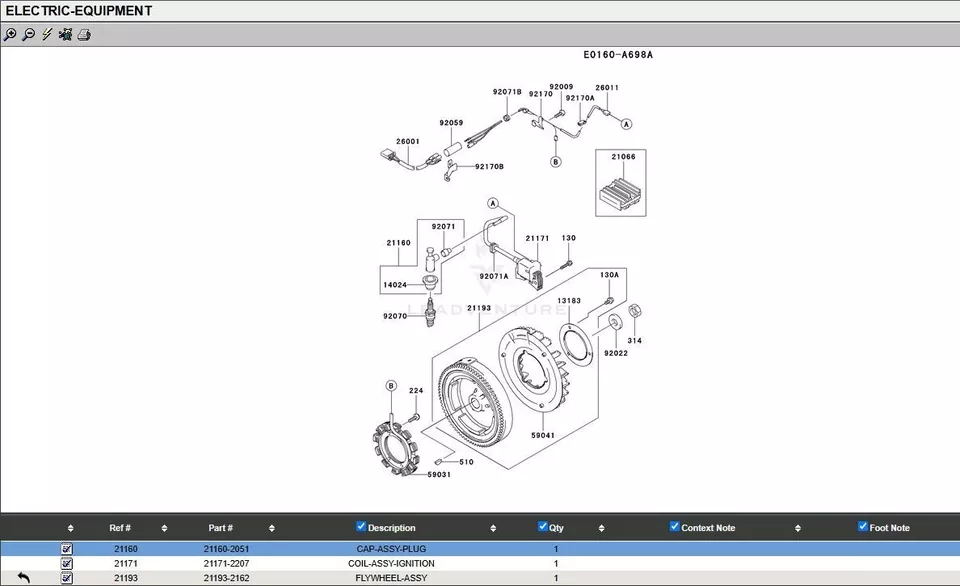 Genuine Kawasaki 21121-2067 Ignition Coil FE250D FE290D FE350D Club Car Golf - Image 8