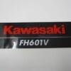 Genuine Kawasaki FH601V Engine Decal 56080-0825