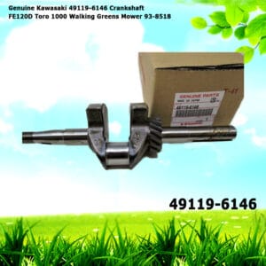 Genuine Kawasaki 49119-6146 Crankshaft FE120D Toro 1000 Walking Greens Mower 93-8518