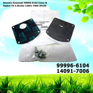 Genuine Kawasaki 99996-6104 Kit, Cover & Gasket & Bolt for FH 4 Stroke 14091-7006, 49109-7002