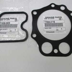 Genuine Kawasaki 11004-2118 Head & Rocker Gasket 11009-2829 FE350D Club Car
