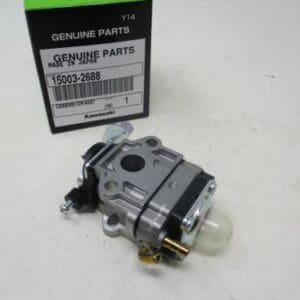 Genuine Kawasaki 15003-2688 Carburetor Assembly for a TH034D Two Stroke Engine