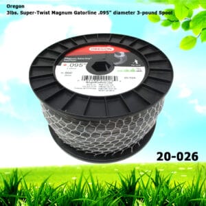 Oregon 20-026 3lbs. Super-Twist Magnum Gatorline .095" diameter 3-pound Spool