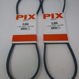 2 For Briggs & Stratton 820893 117-4922 38 V-Belt in a Pix 3L385