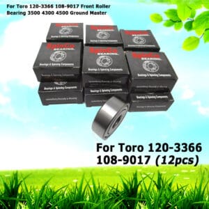12 For Toro 120-3366, 108-9017 Front Roller Bearing 3500 4300 4500 Ground Master